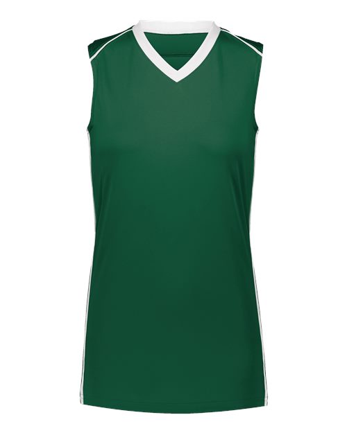 Augusta Sportswear Women's Rover Jersey - Dark Green/ White