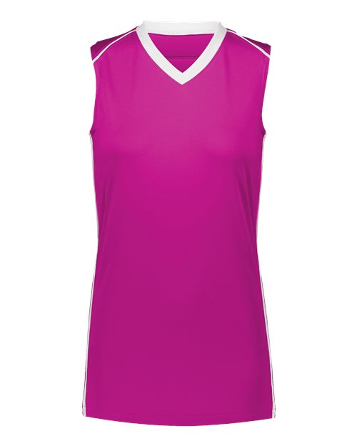 Augusta Sportswear Women's Rover Jersey - Power Pink/ White