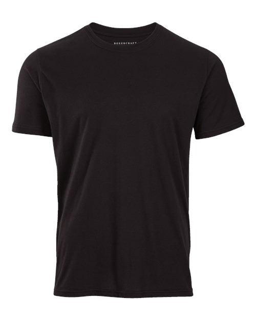 Boxercraft Men's Basic Crew T-Shirt (Part 1 of 2) - Black