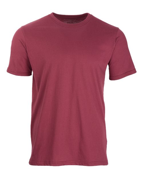 Boxercraft Men's Basic Crew T-Shirt (Part 1 of 2) - Maroon