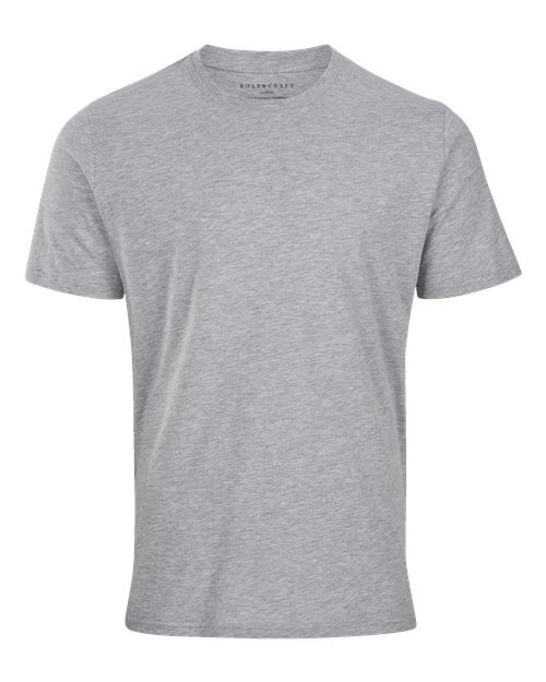 Boxercraft Men's Basic Crew T-Shirt (Part 2 of 2) - Oxford Heather