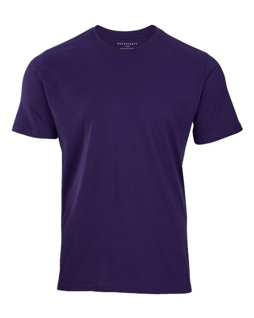 Boxercraft Men's Basic Crew T-Shirt (Part 2 of 2) - Purple
