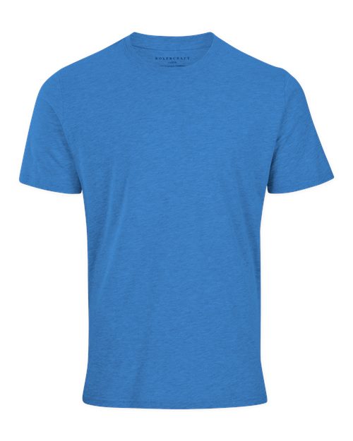 Boxercraft Men's Basic Crew T-Shirt (Part 1 of 2) - Collegiate Blue