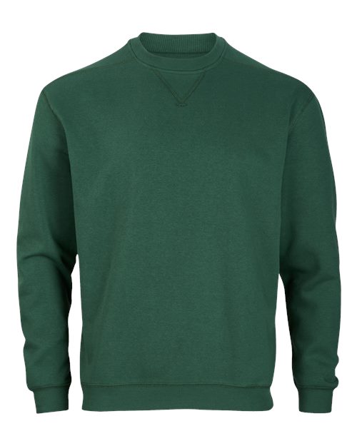 Boxercraft Men's Fleece Crewneck Sweatshirt (Part 1 of 2) - Dark Green