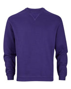 Boxercraft Men's Fleece Crewneck Sweatshirt (Part 2 of 2) - Purple