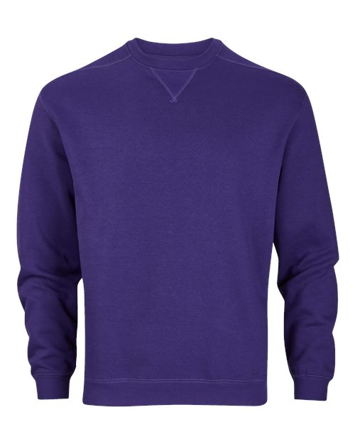 Boxercraft Men's Fleece Crewneck Sweatshirt (Part 2 of 2) - Purple