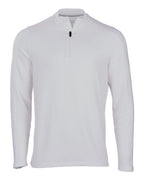 Boxercraft Men's Perfect Quarter-Zip Pullover - White