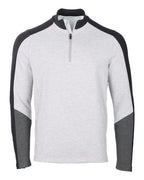 Boxercraft Men's Perfect Quarter-Zip Pullover - Oxford/ Black/ Charcoal Heather