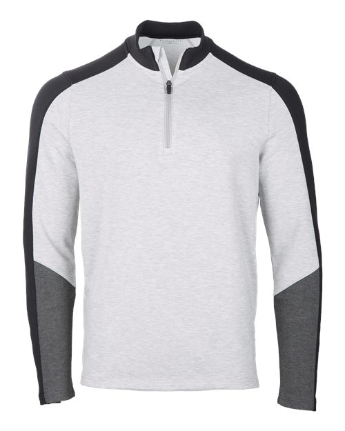 Boxercraft Men's Perfect Quarter-Zip Pullover - Oxford/ Black/ Charcoal Heather