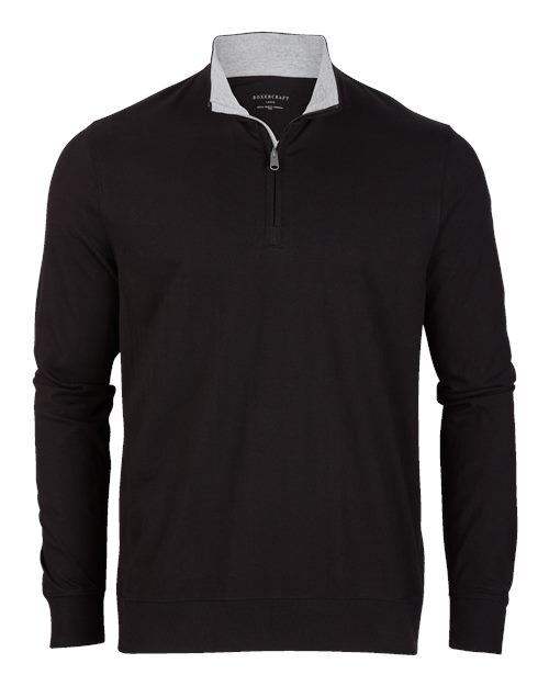 Boxercraft Men's Alumni Quarter-Zip Pullover - Black