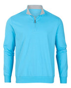 Boxercraft Men's Alumni Quarter-Zip Pullover - Pacific Blue