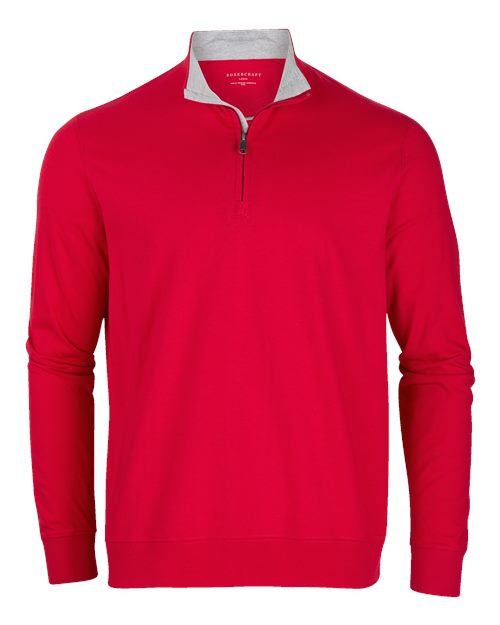 Boxercraft Men's Alumni Quarter-Zip Pullover - True Red