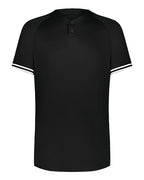 Augusta Sportswear Men's Cutter Henley Jersey (Part 1 of 2) - Black/ White