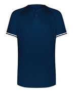 Augusta Sportswear Men's Cutter Henley Jersey (Part 1 of 2) - Navy/ White