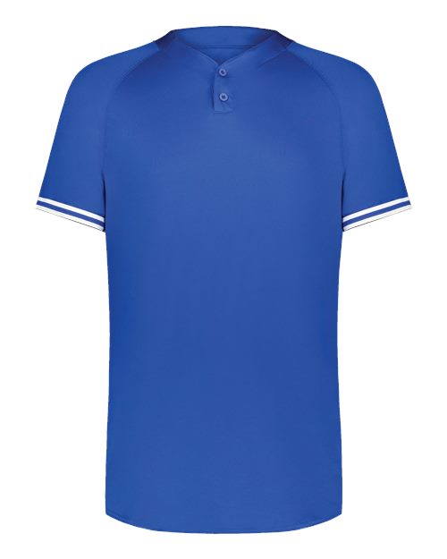 Augusta Sportswear Men's Cutter Henley Jersey (Part 1 of 2) - Royal/ White