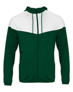 Badger Men's Spirit Outer-Core Jacket - Forest/ White