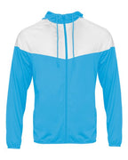 Badger Men's Spirit Outer-Core Jacket - Columbia Blue/ White