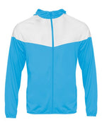 Badger Youth Sprint Outer-Core Jacket - Columbia Blue/ White