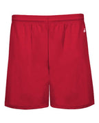 Badger Youth B-Core 4" Pocketed Shorts - Red