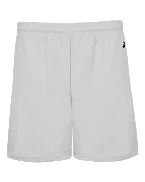 Badger Youth B-Core 4" Pocketed Shorts - Silver