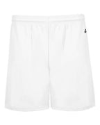 Badger Youth B-Core 4" Pocketed Shorts - White