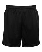 Badger Unisex Tricot Mesh 5" Shorts - Black