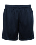 Badger Unisex Tricot Mesh 5" Shorts - Navy