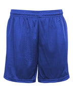 Badger Unisex Tricot Mesh 5" Shorts - Royal