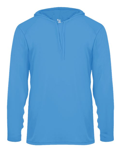 Badger Unisex B-Core Hooded Long Sleeve T-Shirt (Part 1 of 2) - Columbia Blue