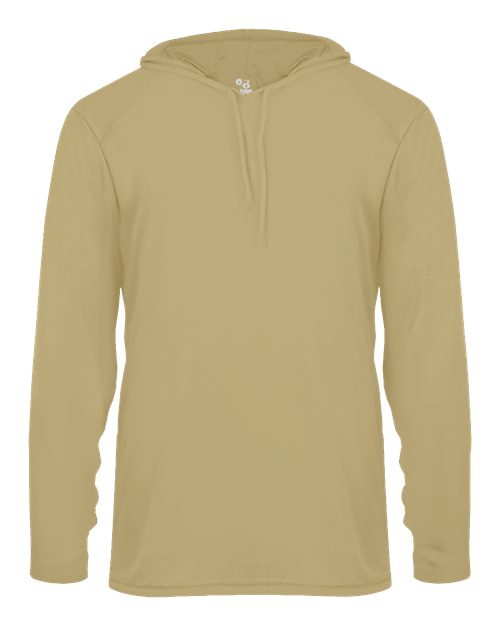 Badger Unisex B-Core Hooded Long Sleeve T-Shirt (Part 2 of 2) - Vegas Gold
