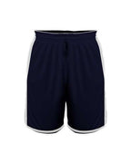 Alleson Athletic Unisex Crossover Reversible Shorts - Navy/ White