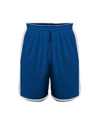 Alleson Athletic Unisex Crossover Reversible Shorts - Royal/ White