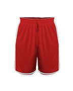 Alleson Athletic Youth Crossover Reversible Shorts - Red/ White