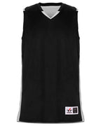 Alleson Athletic Men's Crossover Reversible Jersey - Black/ White