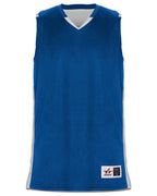 Alleson Athletic Men's Crossover Reversible Jersey - Royal/ White