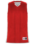 Alleson Athletic Youth Crossover Reversible Jersey - Red/ White