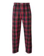 Boxercraft Men's Harley Flannel Pants (Part 1 of 5) - Black/ Red Kingston Plaid