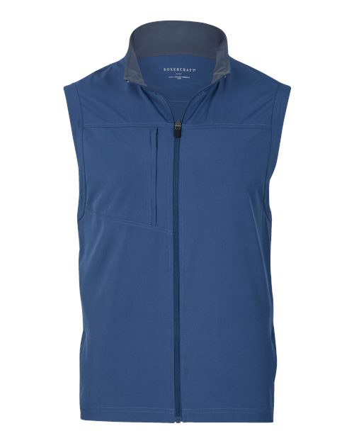Boxercraft Men's Stretch Woven Vest - Indigo