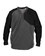 Alleson Athletic Unisex Field Batters Jacket - Charcoal/ Black