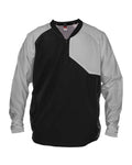 Alleson Athletic Unisex Field Batters Jacket - Black/ Grey