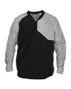 Alleson Athletic Unisex Field Batters Jacket - Black/ Grey