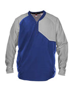 Alleson Athletic Unisex Field Batters Jacket - Royal/ Grey