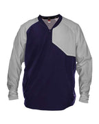 Alleson Athletic Unisex Field Batters Jacket - Navy/ Grey