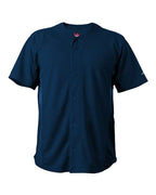 Alleson Athletic Unisex Crush Full Button Baseball Jersey - Navy