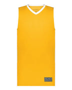 Augusta Sportswear Men's Match-Up Basketball Jersey - Gold/ White