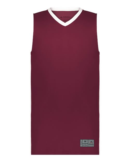 Augusta Sportswear Men's Match-Up Basketball Jersey - Maroon/ White