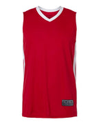 Augusta Sportswear Men's Match-Up Basketball Jersey - Scarlet/ White