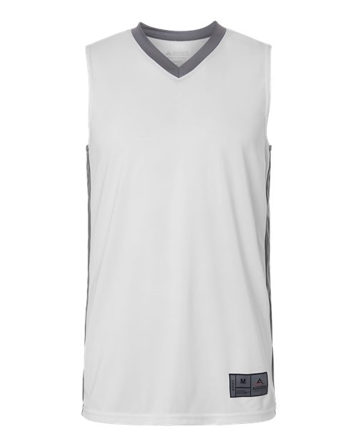 Augusta Sportswear Men's Match-Up Basketball Jersey - White/ Graphite