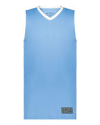 Augusta Sportswear Youth Match-Up Basketball Jersey - Columbia Blue/ White