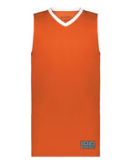 Augusta Sportswear Youth Match-Up Basketball Jersey - Orange/ White